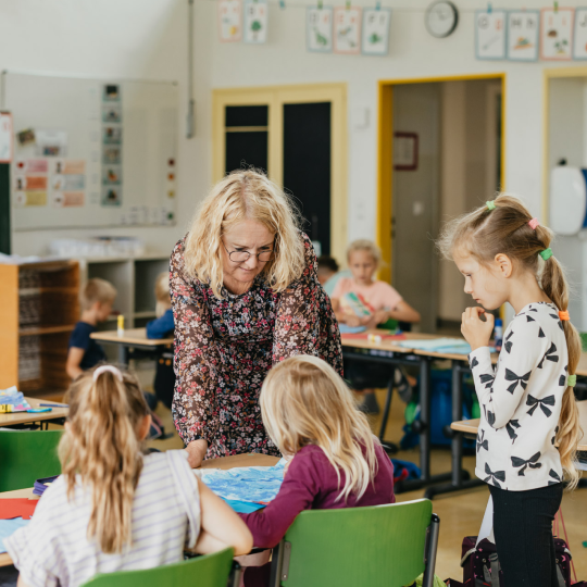 Unterricht im Klassenzimmer